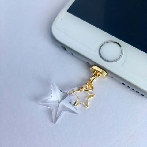 Swarovski☆Star☆充電口アクセサリー