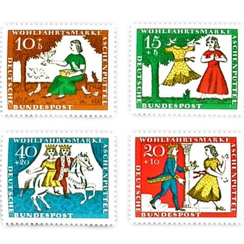 ドイツ童話切手（シンデレラ）Germany　DA-STE057