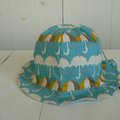 可愛い傘の柄の帽子　　約５4ｃｍ～５6ｃｍ