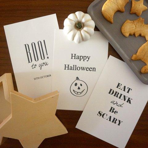 Halloween postcard set B