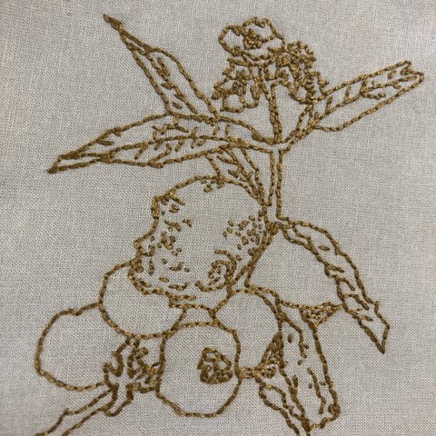 【オリジナル手刺繍】ミニトートバッグＡ