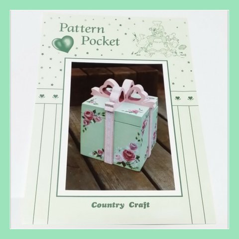 ✨Pattern  Pocket　プレゼントローズ (トールペイント型紙)