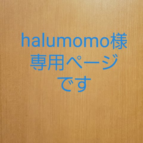 halumomo様専用ページです。