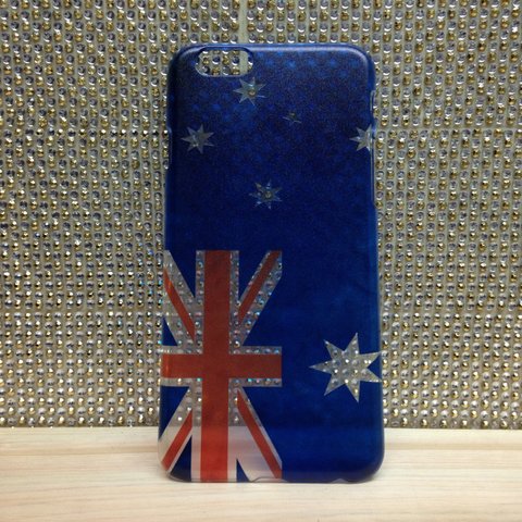 新品送料無料 iPhoneハードケース  国旗オーストラリア