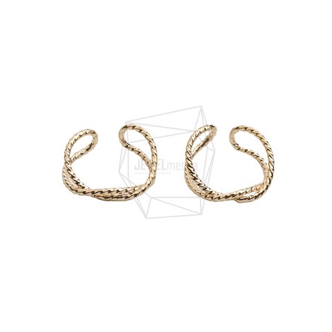 ERG-2596-G【2個入り】ラウンドイヤーカフ/Round Earcuffs Earrings