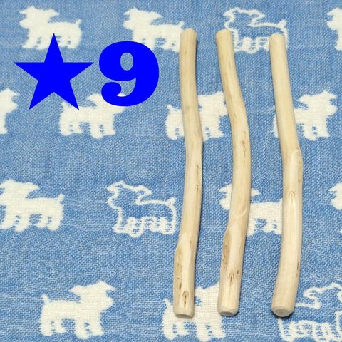 ☆9.犬用国産梨の木、新品、枝、おもちゃ超小型犬向け？歯固め、かじり木、あまがみ