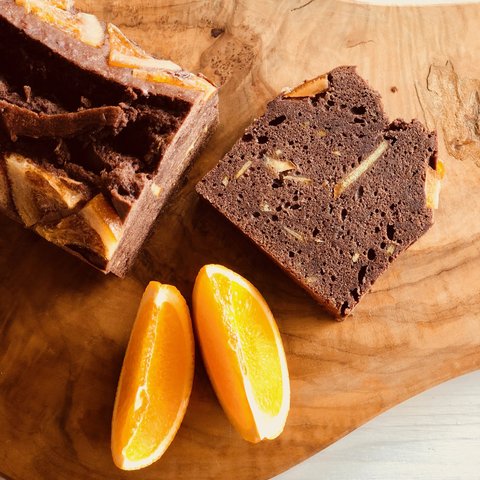 チョコレート＆オレンジのパウンドケーキ
