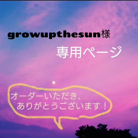 growupthesun様  専用ページ 