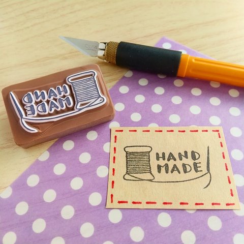  針と糸のhandmade はんこ