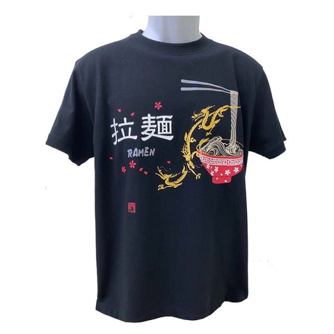 手染め京友禅　ラーメンTシャツ