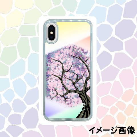 桜の木　カラフル　iPhoneケース