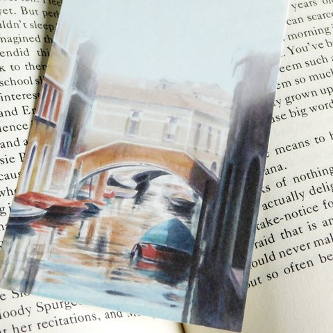 水彩画一筆箋003「ヴェネツィアの昼下がり」２５枚