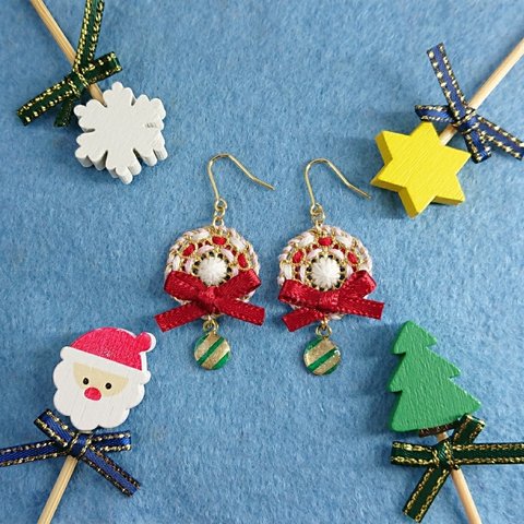 クリスマスオーナメントピアス*イヤリング