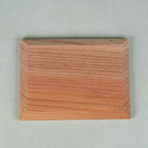 ケヤキの面取り板：長方形Ａ