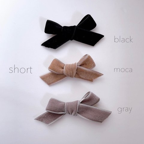 velvet short ribbon♡