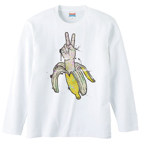 [ロングスリーブTシャツ] Crazy Banana