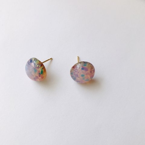 Fire opal × ピアス/イヤリング ヴィンテージ ファイヤーオパール 