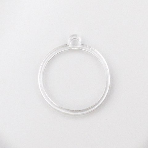 【レジン】アクリル空枠 円形 《2個入り》