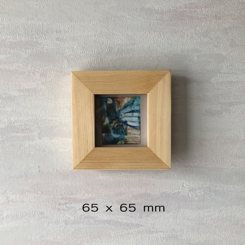 18色から選べるミニ額縁(65 x 65 mm)