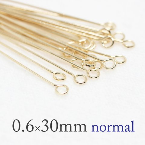 【9ピン】0.6×30mm-10g-普通硬さ《金色》MP-032