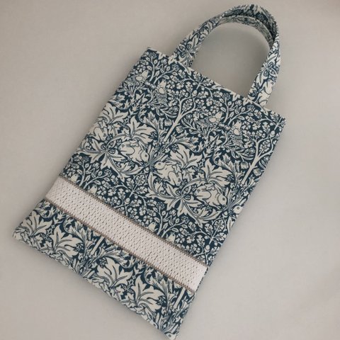 スモッキング刺繍 サブバッグ