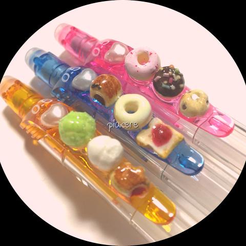 ぺんてるシャープペン✨ROLLY♡パンまつり スイーツデコ 