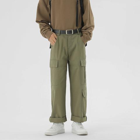 日系  ズボン本    ストレートパンツ  男性用ズボン   快適なフィット 