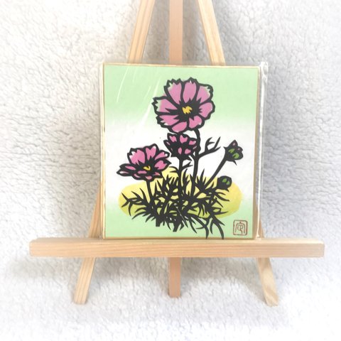 【切り絵】コスモス　日本の秋の風物詩　秋桜🌸