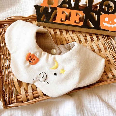 *♬*̣̥ハロウィン オリジナル刺繍スタイ