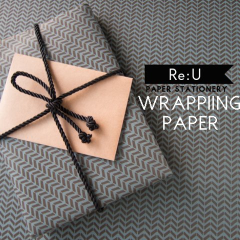 【WRAPPING PAPER】Tweed（4枚入り/A3 ラッピングペーパー）
