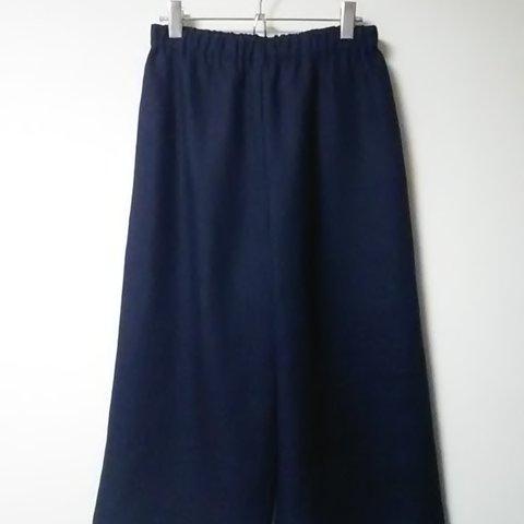 【SOLD OUT】リネンのパンツ＊濃紺