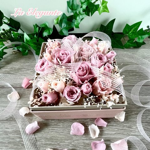 桃色ラブリー♡フラワーBOX