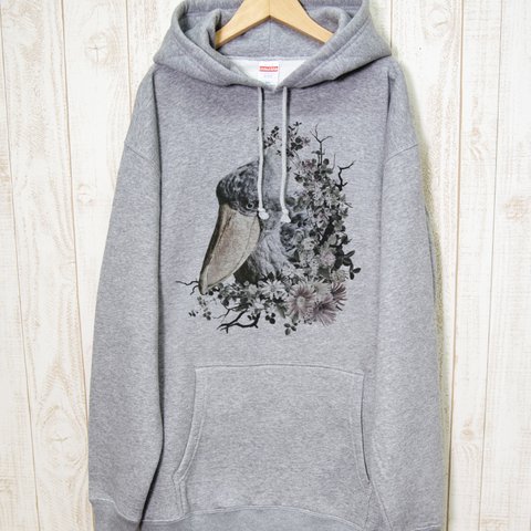 ronronHUSHBILL BIG HOODIE　Calld?（ヘザーグレー） / R036-PB-GR