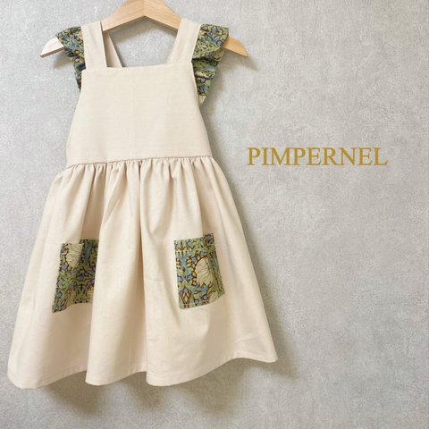 名入れ可　Morris＆co  エプロンワンピース✴︎ PIMPERNL✴︎