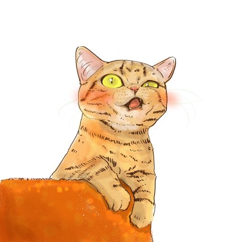 猫の似顔絵