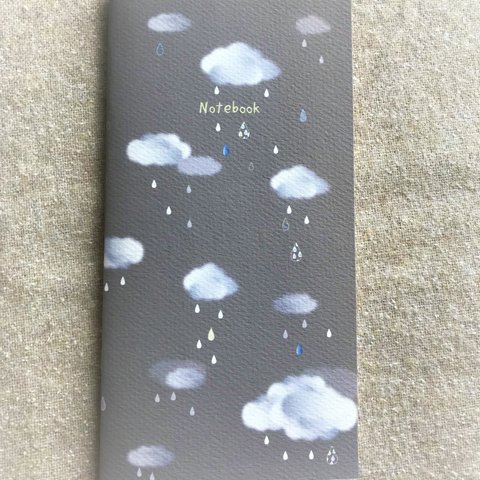 雨空のノート　Ａ4三つ折りサイズ