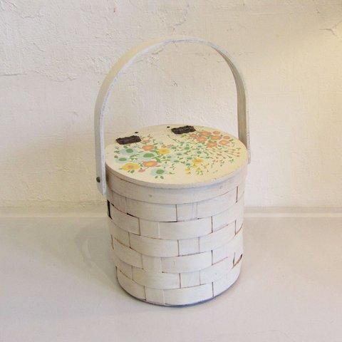 ★Vintage 1960's Gary Gail Dallas painted basket