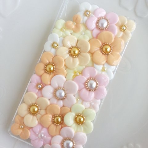 coco様オーダー品XperiaAZ5♡再販♡微笑み色☆