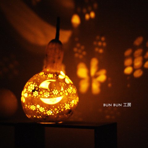 LED電池式　ミニlamp　月夜の花吹雪