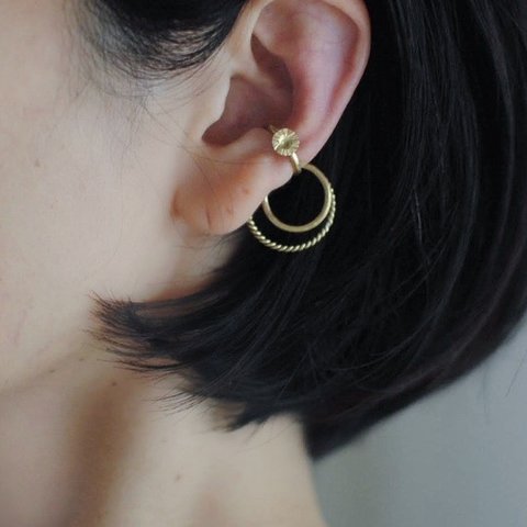 Flower Ear cuff set