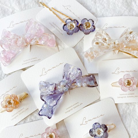 ♥受注販売♥ RIBBON hair clip