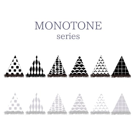 MONOTONE series お顔のガーランド★