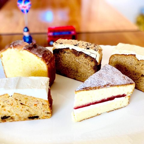 【冷凍便にて発送】ボリューム満点‼️イギリスベイクケーキおすすめセット(5種類入)