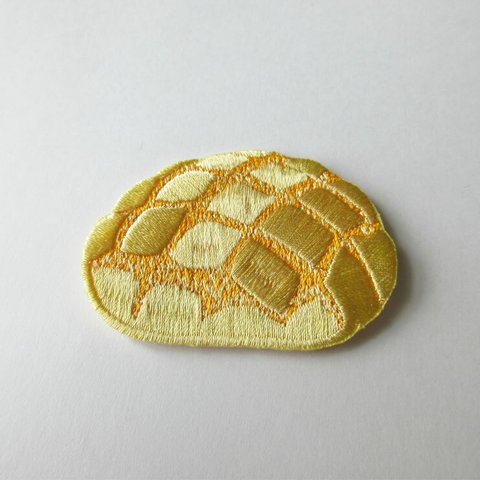 刺繍ワッペン　メロンパン