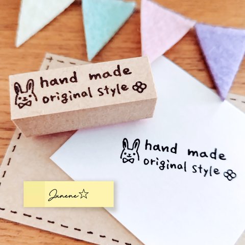 hand madeはんこ(originalうさぎ)