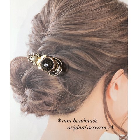 178.大人デザインヘアクリップ入学卒業