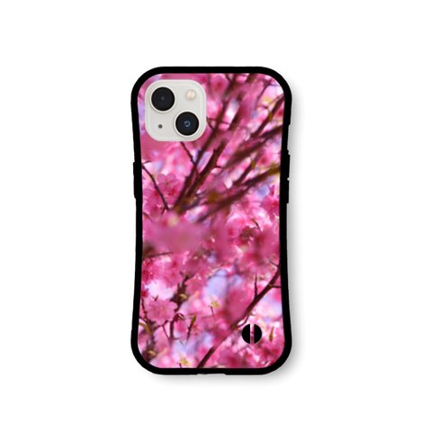 桜90 グリップケース iPhone15 iPhone14 iPhone13 iPhone12 iPhone11 iPhoneSE2  iPhoneSE3