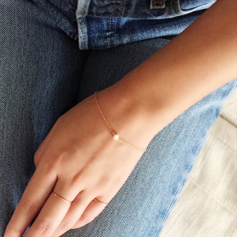 14kgf mini pearl bracelet