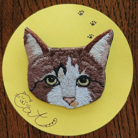 猫　刺繍　002