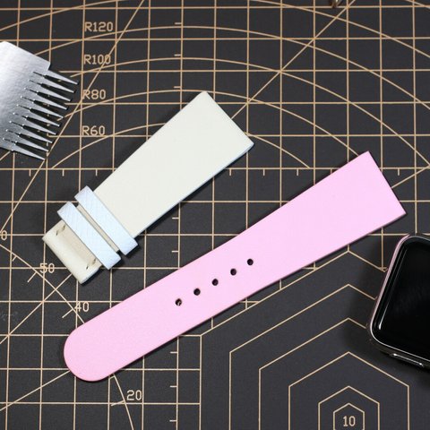 高級革使用Apple Watch レザーベルト　レザーバンド　B10　総手縫い製作